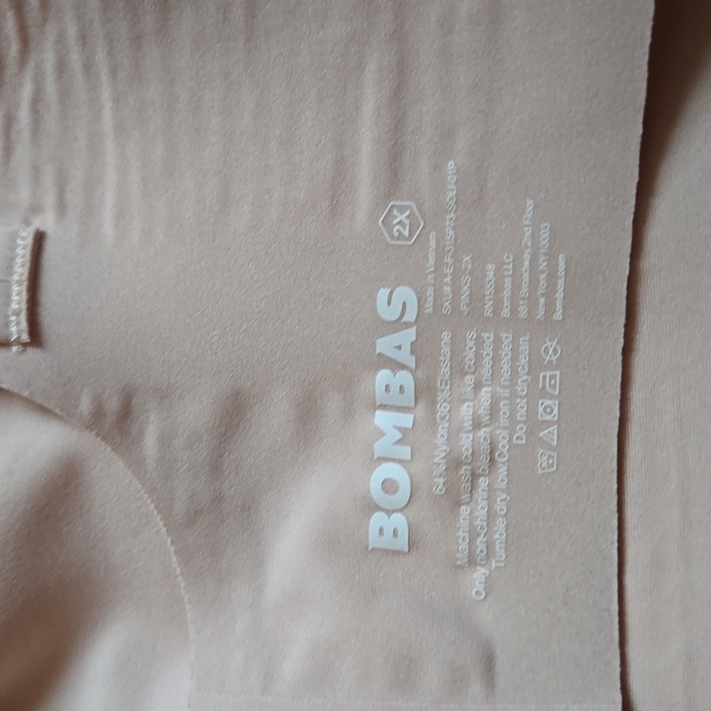 Bombas Light Pink Bralette 2X EUC - Picture 2 of 3